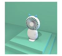 GGYTMQL Handheld Personal Fan Usb Charging Small Portable Cooling Rechargeable Mini Fan For Dormitory Desktop fan (Color : Gold)