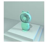 GGYTMQL Handheld Personal Fan Usb Charging Small Portable Cooling Rechargeable Mini Fan For Dormitory Desktop fan (Color : Gold)