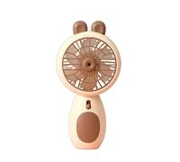 GGYTMQL Handheld Rechargeable Mini Small Fan, 2-speed Air Adjustment, USB Outdoor Portable Cute Design For Women Girls Kids fan (Color : Yellow)