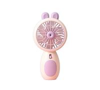 GGYTMQL Handheld Rechargeable Mini Small Fan, 2-speed Air Adjustment, USB Outdoor Portable Cute Design For Women Girls Kids fan (Color : Green)