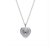 GGYTMQL heart shape real necklace for women jewelry pendant chain 18k collar Made in China