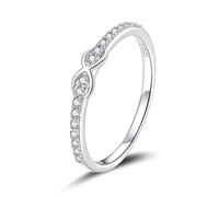 GGYTMQL Infinity Symbol Finger Rings For Women Stackable Rings Band Fine Jewelry