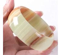 GGYTMQL Jade Bracelet for Women, Chinese Bracelet, Natural Afghan Jade Bracelet (62mm)