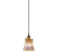 GGYTMQL Japanese-Style Design Pendant Light Glass Hanging Height Adjustable Chandelier Suitable for Dining Room Hallways, Tea Room Farmhouse Creativity Luxury Suspension Light