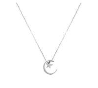 GGYTMQL Jewelry/Necklaces Moon Star Necklace Fashion Simple Sparkling Clavicle Chain Woman Wedding Jewelry Party Birthday Gift Women's Pendants