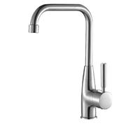 GGYTMQL Kitchen Faucet Cold and Hot Water Mixer Copper Stainless Steel Outlet Pipe Kitchen Sink Faucet Single Handle Rotary Ceramic Valve Core,Two