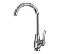 GGYTMQL Kitchen Faucet Full Copper Single-Joint Kitchen Sink Faucet Hot Water Mixer Single Handle Plating Rotatable