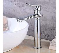 GGYTMQL Kitchen Faucets for Sink,Kitchen Sink Faucet, Single Handle Copper, H30Cm Hot and Cold Water Taps, Basin Mixer Tap, Strong and Sturdy,Gold,H30Cm