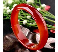 GGYTMQL Ladies Bangles, Narrow red Agate Jade Bracelet, Chalcedony Bracelet, fine Agate Bracelet Jade, for Mother to Girlfriend,54mm