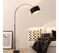 GGYTMQL lamp Arc Floor Lamps for Living Room, Dimmable Floor Lamp with Adjustable Head, Modern Floor Lamp, Over Couch Tall Standing Hanging Light for Reading, Bedroom, Office, 12W LED Bulb