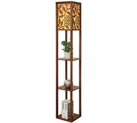 GGYTMQL lamp Standing Lamp Modern LED Shelf Floor Lamp - Skinny end Table and Nightstand for Bedroom - Asian Tower Book Shelves Floor Lamp lamp