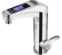 GGYTMQL LCD Electric Water Heater Taps Intelligent Digital Bathroom Kitchen Instant Hot Water Tap Faucet Leakage Protection Plug