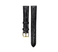 GGYTMQL Leather Watch Band Beige Watchband Genuine Leather Strap for Hour with Stainless Steel Buckle(OneColor,14mm)