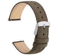 GGYTMQL Leather Watch Strap Replacement Quick Release Leather Strap Unisex