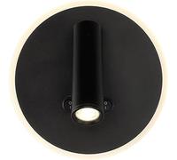GGYTMQL Led Wall Lamp, Wall Sconce with Spotlight, Bedside Reading Light, 10W LED Wall Mount Light Fixtures with Double Switch, LED Modern Chandelier