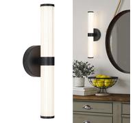 GGYTMQL Led Wall Light Indoor, Modern Simple Led Wall Light, Modern Led Linear Wall Sconce, Wall Lamp for Bedroom, Living Room, Corridor, Mirror, Vanity Light Fixtures - 28W Neutral Light 4000k.