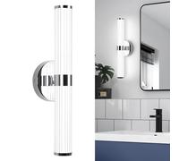 GGYTMQL Led Wall Light Indoor, Modern Simple Led Wall Light, Modern Led Linear Wall Sconce, Wall Lamp for Bedroom, Living Room, Corridor, Mirror, Vanity Light Fixtures - 28W Neutral Light 4000k.
