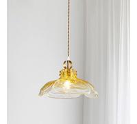 GGYTMQL Light Luxury Post-Modern Art Glass Chandelier(Blue)