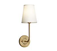 GGYTMQL Lighting Vintage Modern Beige Fabric Shade Wall Lamps, Beside Wall Sconces Lights for Living Room, Bedroom, Hallway E14 Screw (Black)