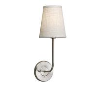 GGYTMQL Lighting Vintage Modern Hemp Fabric Shade Wall Lamps, Beside Wall Sconces Lights for Living Room, Bedroom, Hallway E14 Screw (Antique)
