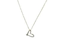 GGYTMQL line heart pendant 14k clavicle chain necklace for women girlfriend jewelry gift Made in China