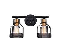 GGYTMQL Living Room Creative Interior Wall lamp Fixture, lamp Retro Industrial Style Wall Light,Hallway Bedside Iron Lighting Wall Sconce, for Nordic Interior Wall Mounted Sconce e27
