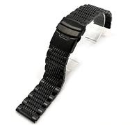 GGYTMQL luxury 22/20/24mm solid stainless steel watch band folding clasp safety watches strap bracelet replacement bracelet