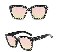 GGYTMQL Luxury Vintage Sunglasses Women Candy Color Oversized Eyewear for Women/Men Glasses Women Square UV400