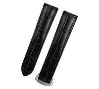 GGYTMQL Luxury Watch Band For Strap Seamaster Genuine Leather Bracelet Deployment Buckle Tool Replacement Watch Accessories Parts