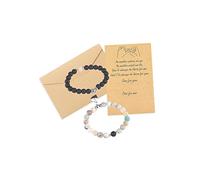 GGYTMQL Matching Couples Bracelets Primose Bracelet Long Distance Relationships Gifts Couple Bracelet for Her Him Adjustable Couple Jewelry Gifts Set for Lover Women Men