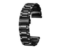 GGYTMQL Men And Women Quick Release Ceramic Watch Band Compatible With Smart Watches And Quartz Watches
