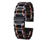 GGYTMQL Men And Women Quick Release Ceramic Watch Band Compatible With Smart Watches And Quartz Watches