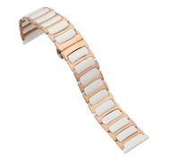 GGYTMQL Men and women quick release ceramic watch band compatible with smart watches and quartz watches