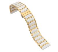 GGYTMQL Men and women quick release ceramic watch band compatible with smart watches and quartz watches