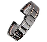 GGYTMQL Men And Women Quick Release Ceramic Watch Band Compatible With Smart Watches And Quartz Watches