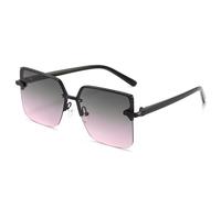 GGYTMQL Metal Half Frame Sunglasses Men's And Women's Sunglasses