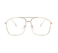 GGYTMQL Metal Square Frame Yellow Sunglasses Women Trendy UV Protection Glasses Men Vintage Red Lens