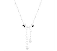 GGYTMQL micron zircon tassel butterfly pendants necklaces for women wedding jewelry clavicle choker necklace