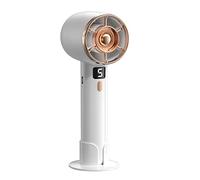 GGYTMQL Mini Portable Handheld Fan USB Charging Air Cooling Fan, For Stylish Kids Girls Women Men Home Indoor Outdoor Travelling fan (Color : Gold, Size : Basic)