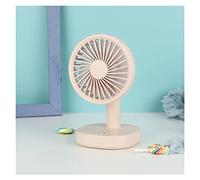GGYTMQL Mini USB Charging Battery Portable Adjustable Fan With 3-Speed Wind Rechargeable Desktop Table Office Travel Small Fans fan (Color : Green)