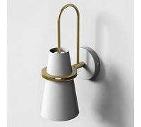 GGYTMQL Minimalist Living Room Wall Sconce. Home Decor Fashion Wall Lighting Fixture, Black Metal Hallway Wall Mount Light Shade, for Cafe Bathroom Hallway e27 Wall lamp