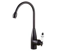GGYTMQL Mixer Tap Faucet,High Arch Spout Ceramics Kitchen Faucet 360 Degreesgdegree Rotation Full Copper Vintage Hot and Cold Water Taps