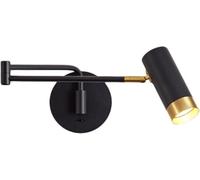 GGYTMQL Modern Industrial Adjustable Wall Sconce Foldable Swing Arm Spotlight with On/Off Switch Wall Lamp, LED Modern Chandelier