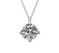 GGYTMQL moissanite pendant for women 100% s925 sterling silver wedding diamond necklace white gold chain jewelry