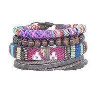 GGYTMQL Multi-layer bracelet, with a sense of hierarchy and visual impact, making your wrist more three-dimensional, multi-layer bracelet for women