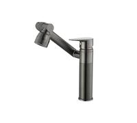GGYTMQL Multifunctional Swivel Bathroom Faucets Basin Mixer Kitchen Sink Faucet Gourmet Washbasin Tapware Hot Cold Water Tap Brass,Kitchen Sink Faucet