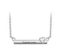 GGYTMQL Name bar Necklace with Heart Necklaces for Women Gift for Mother Made in China