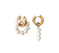 GGYTMQL natural freshwater pearl hanging unusual high-end earrings