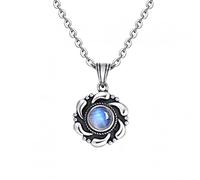 GGYTMQL natural moonstone 925 jewelry pendants necklaces kite shape for women men woman pendants
