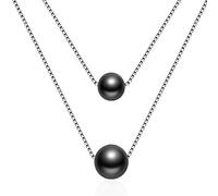 GGYTMQL Necklace Double Layer Necklace Real Pearl Choker Necklaces For Women